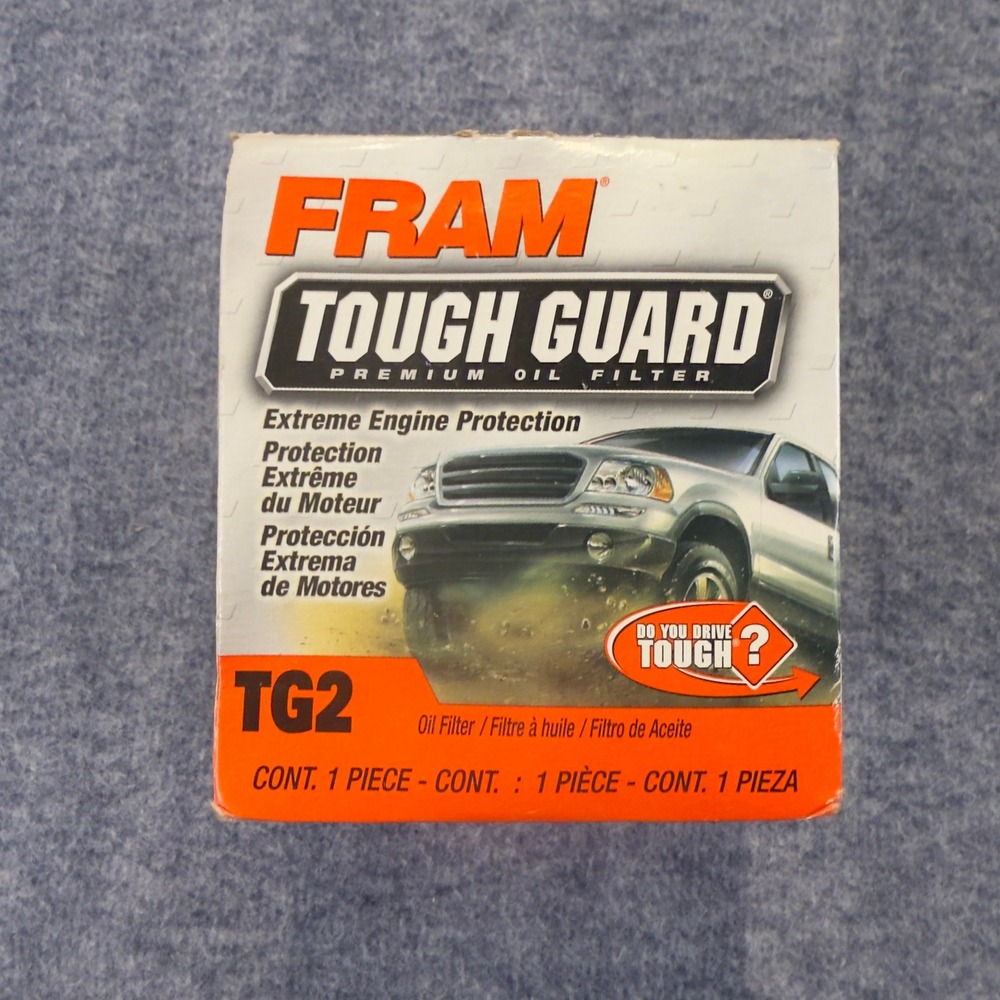 FRAM TG2 Tough Guard Premium Oil Filter Extreme Engine Protection New